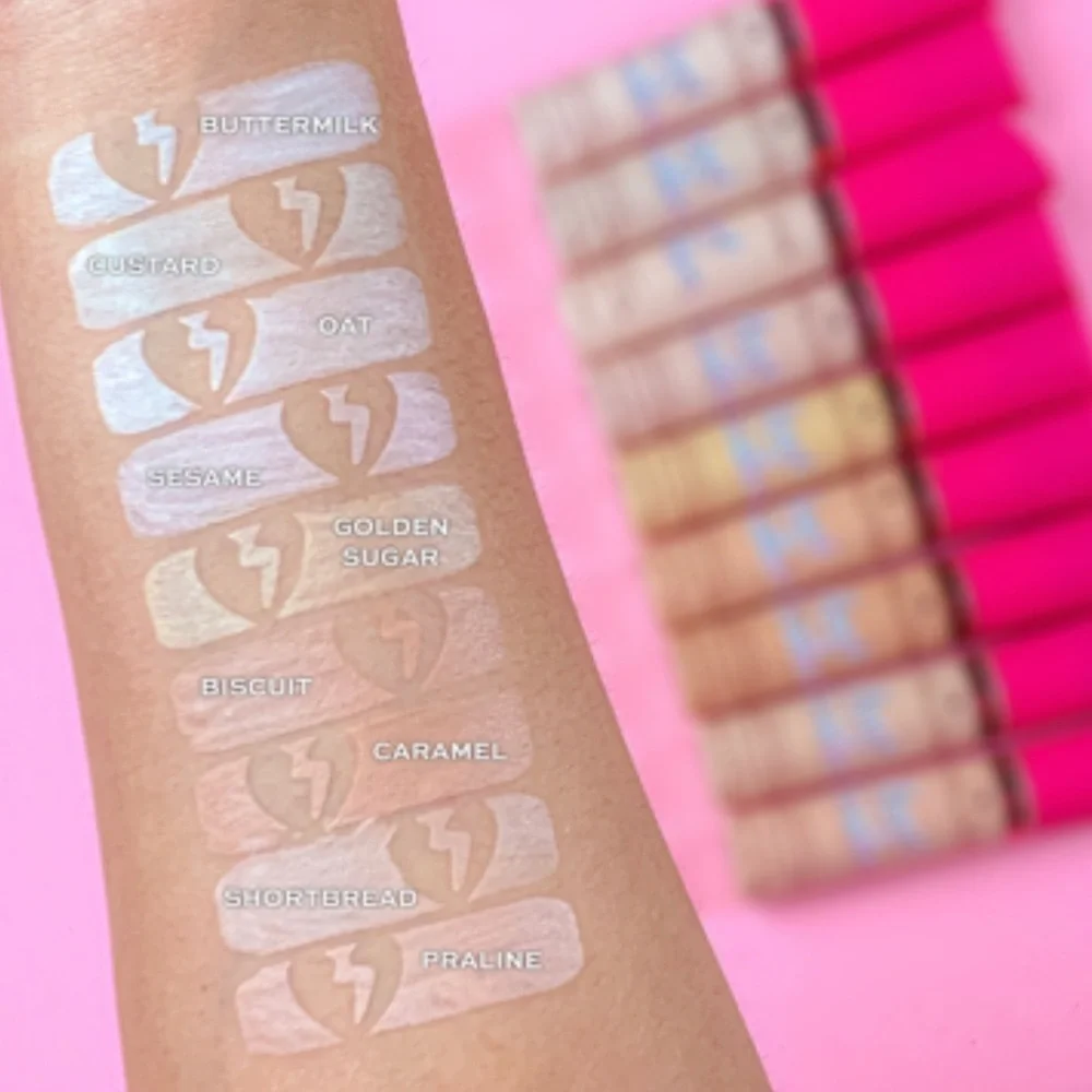 New! Bundle of Three Heart Revolution Concealers Makeup Contour Sealed .4 oz